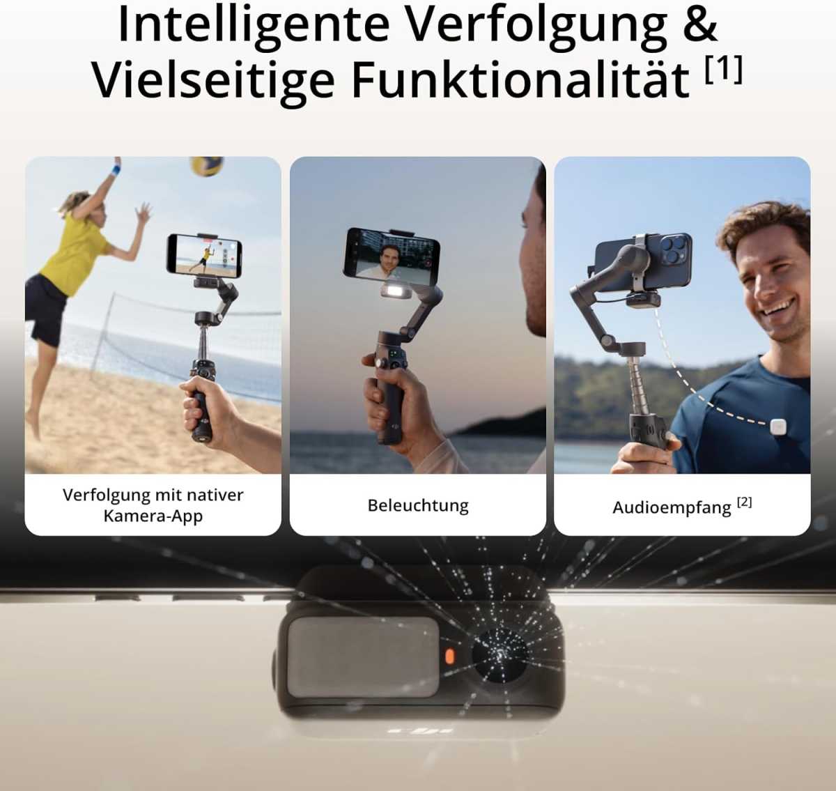Dji Osmo Mobile 7P: Gimbal-Stabilisator für iPhone und mehr wieder günstiger