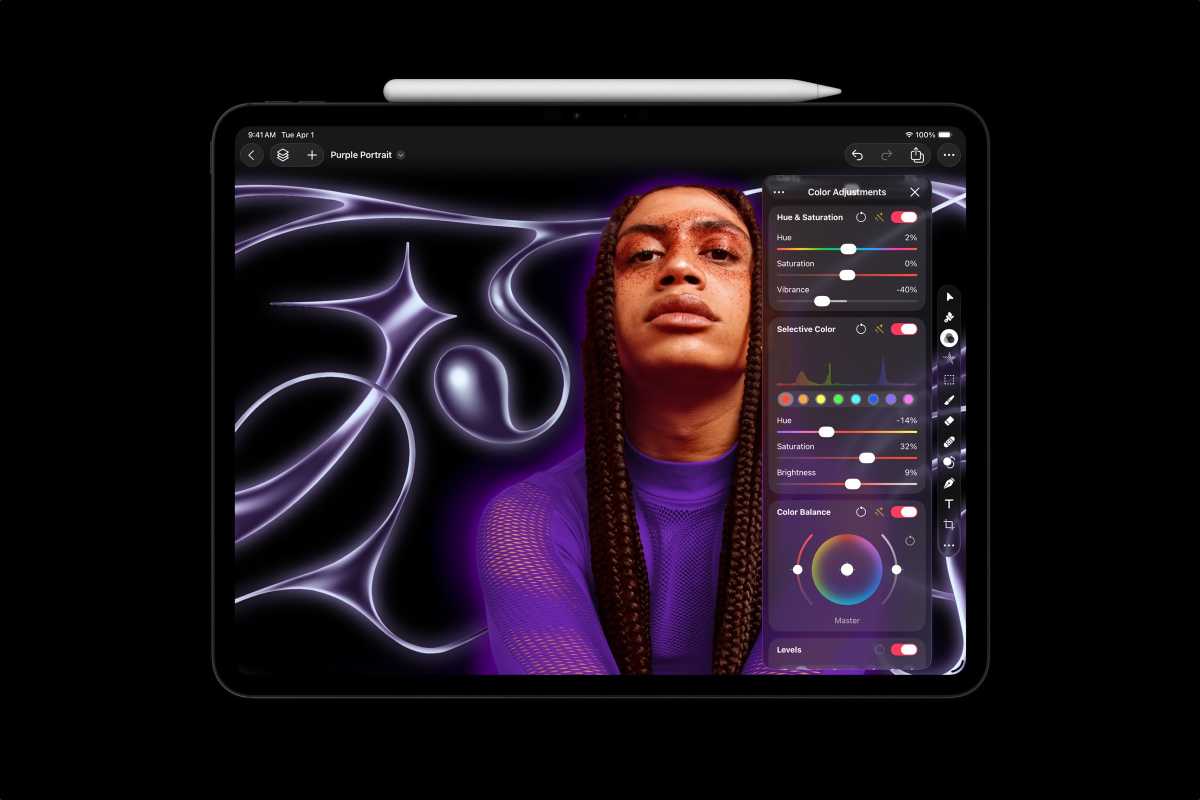 Pixelmator Pro on the iPad