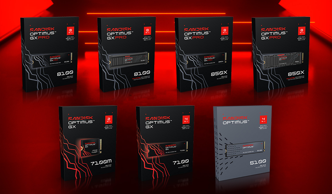SanDisk ditches Black and Blue naming for ‘Optimus’- monikered SSDs