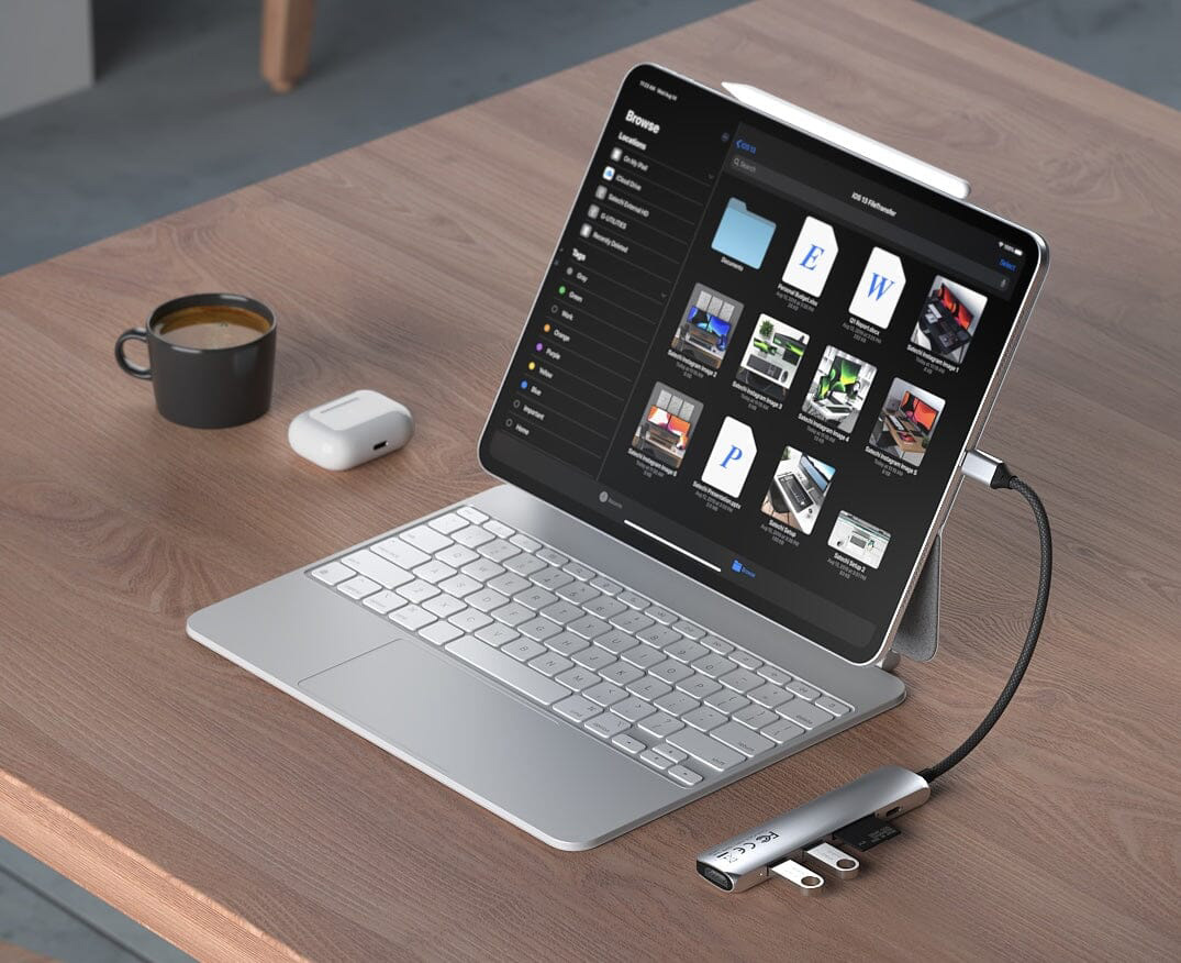 Satechi USB-C Slim Multiport Adapter 4K – Best wired USB-C iPad hub range