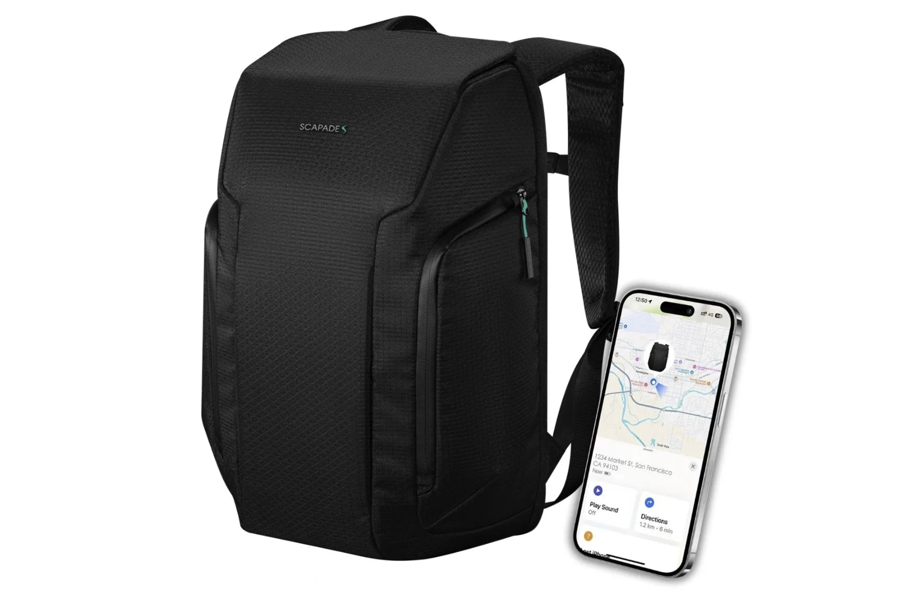 Scapade AirPack Backpack – Laptop bag with built-in tracker
