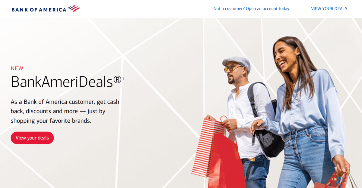 Bank of America cashback offers site (Jan 2026)