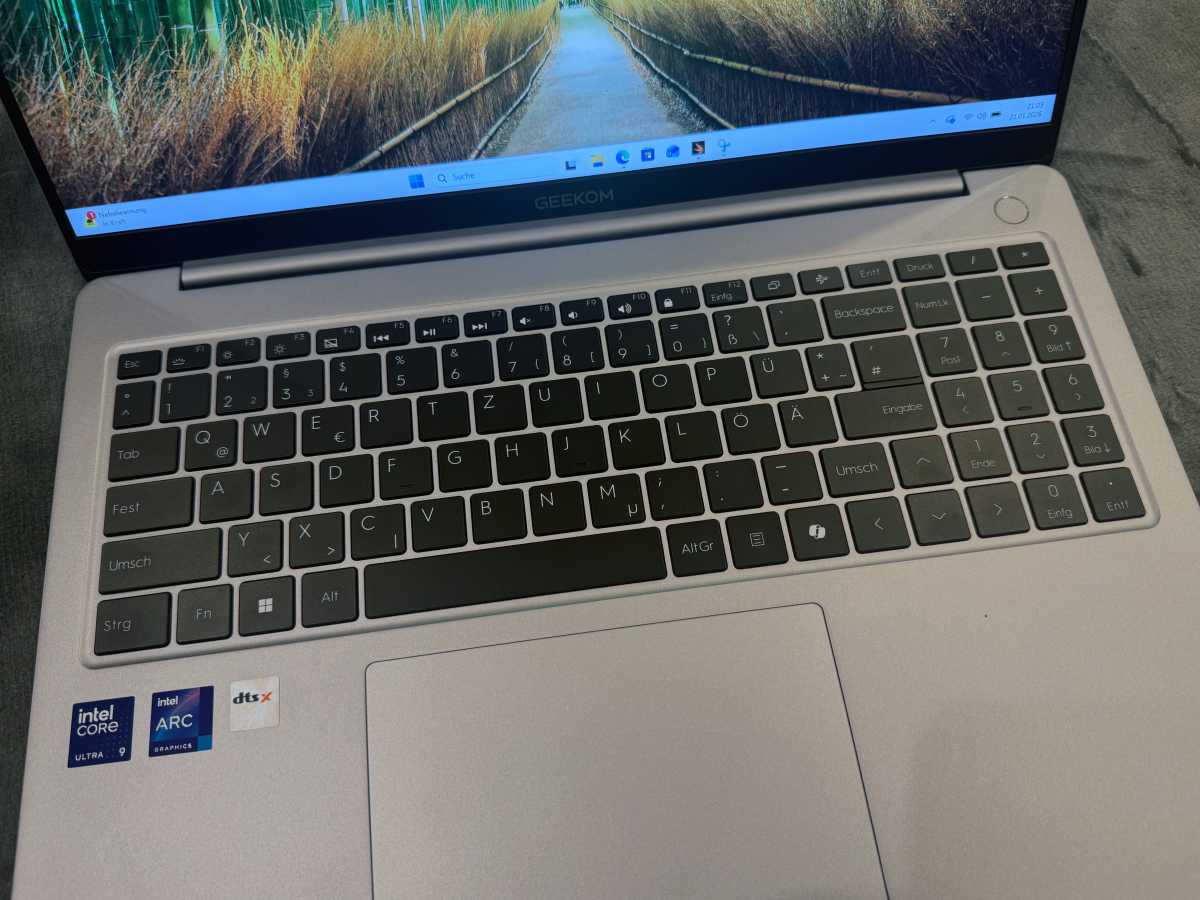 Test Geekom X16 Pro Tastatur