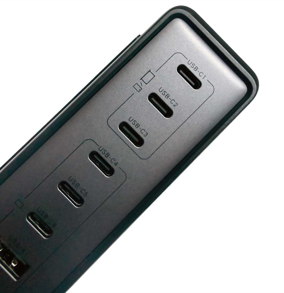 Ugreen Nexode 200W GaN USB C Charging Station ports