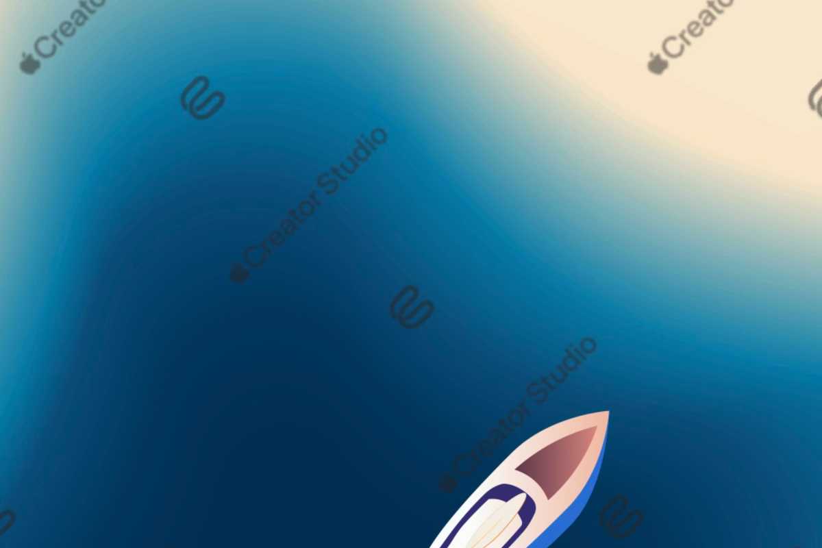 Imagen con marca de agua de Apple Creator Studio