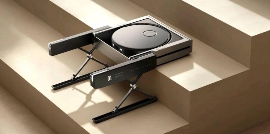 Mova Zeus 60 on the stairs