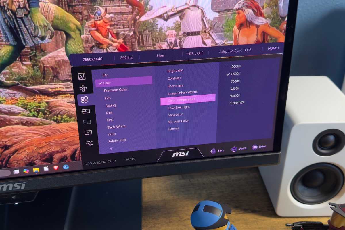 msi mpg 271qr qd oled x50 2