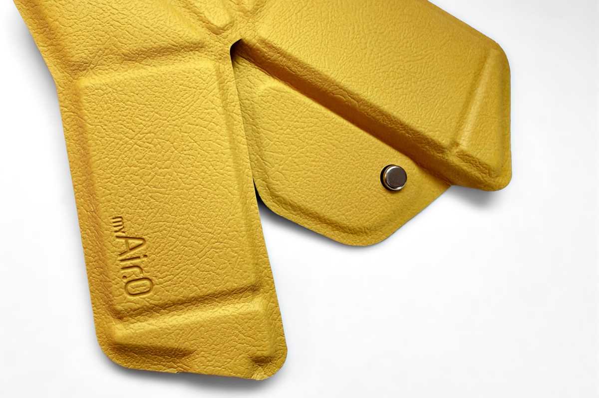 Detalle de broche myAir0 OriMouse