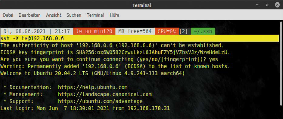 Per SSH verbinden Sie einen PC mit einem Linux-Server. Zur Absicherung werden SchlĂĽssel ausgetauscht. Im Jahr 2024 gelangte beinahe eine HintertĂĽr in Linux-Server, die sich per SSH ausnutzen lieĂź.