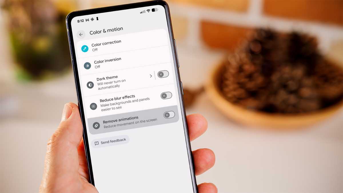 remove animations android