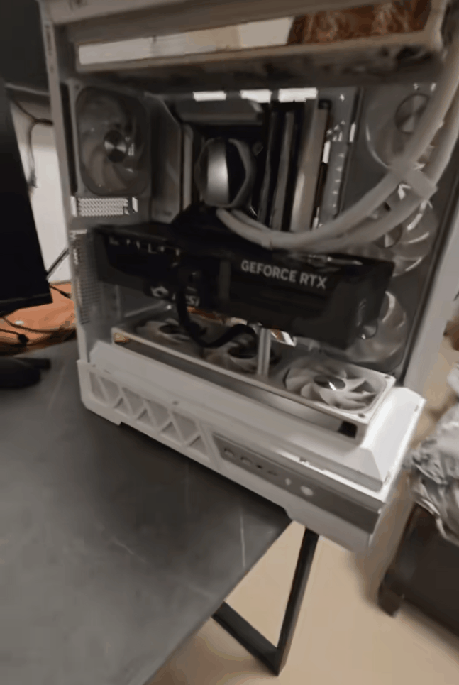 RTX 5090 bursts into flames as user quickly shuts down desktop PC