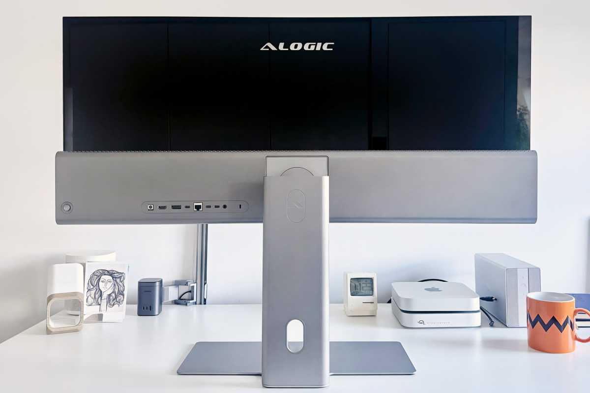 Alogic Edge 5K 40 inch Ultrawide Monitor Rear