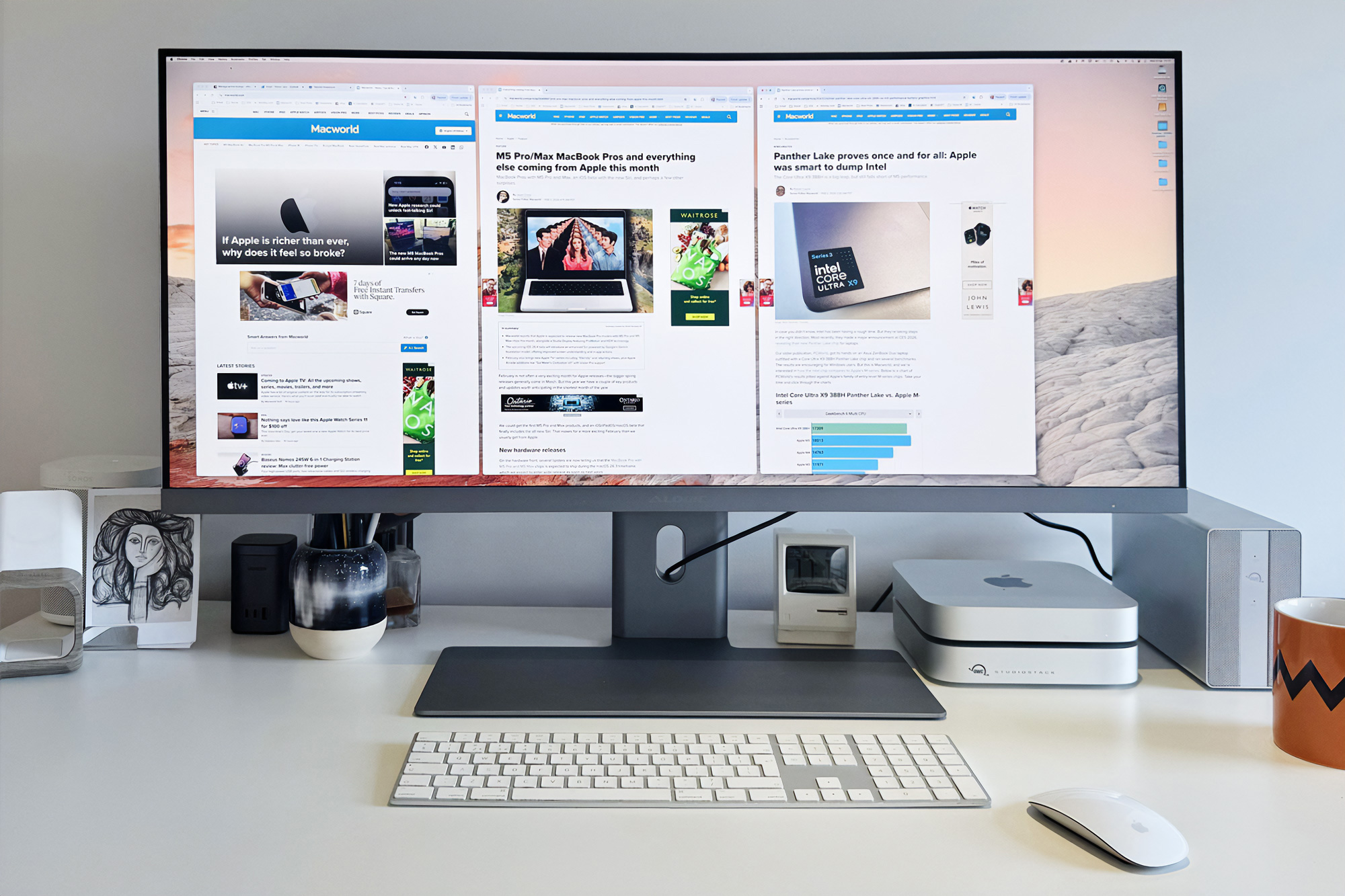 Alogic Edge 40” Ultrawide 5K Monitor – Best flat widescreen Mac display 