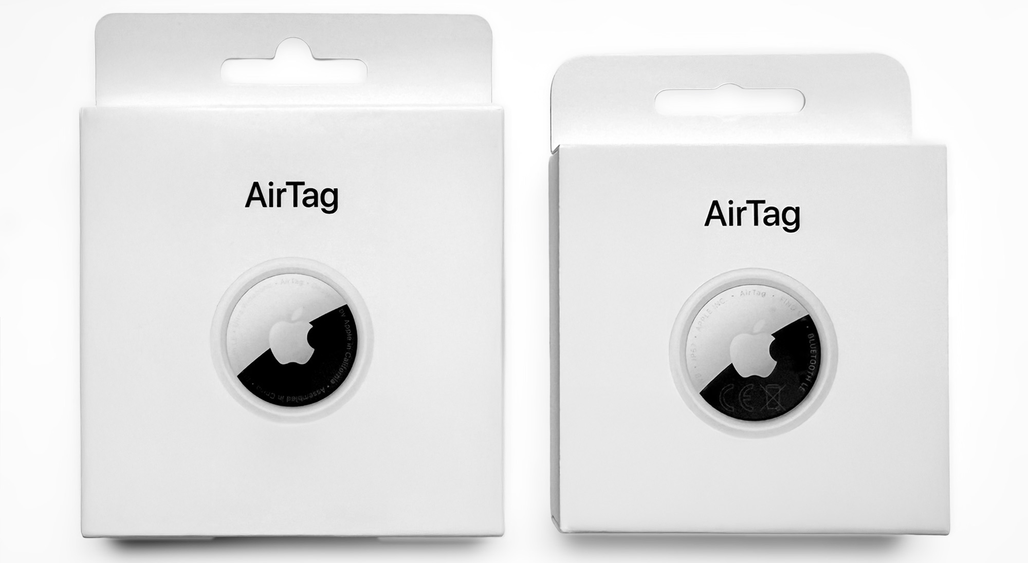Apple AirTag 2個パック Apple AirTag 2-Pack Air Tag and Two Hard Plastic Pink Keychain