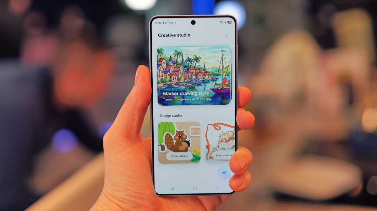 Creative Studio on Samsung Galaxy S26 series 2