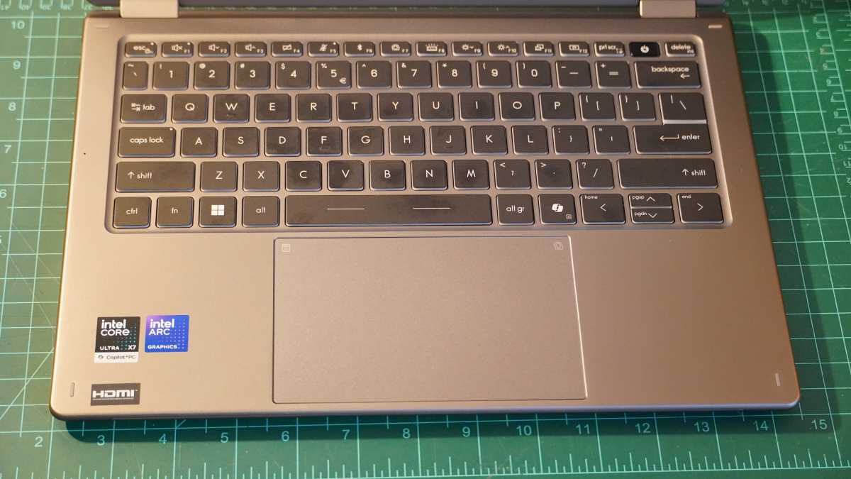 MSI Prestige Flip 14 AI+ keyboard