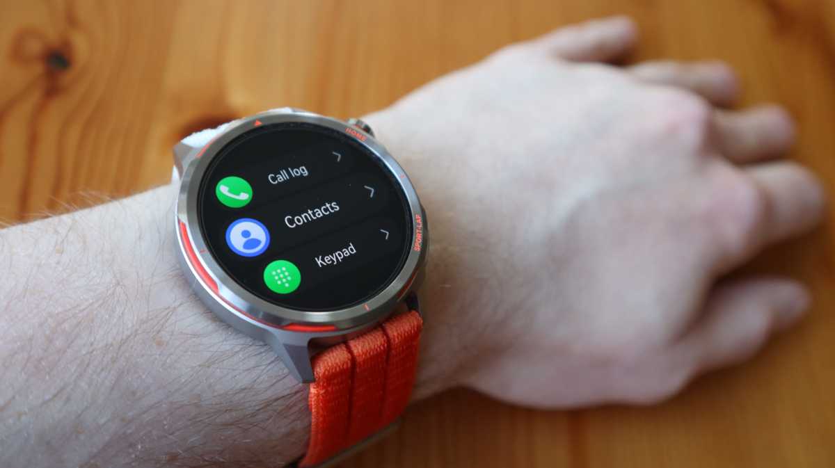 You can take calls on the Huawei Watch GT Runner 2
