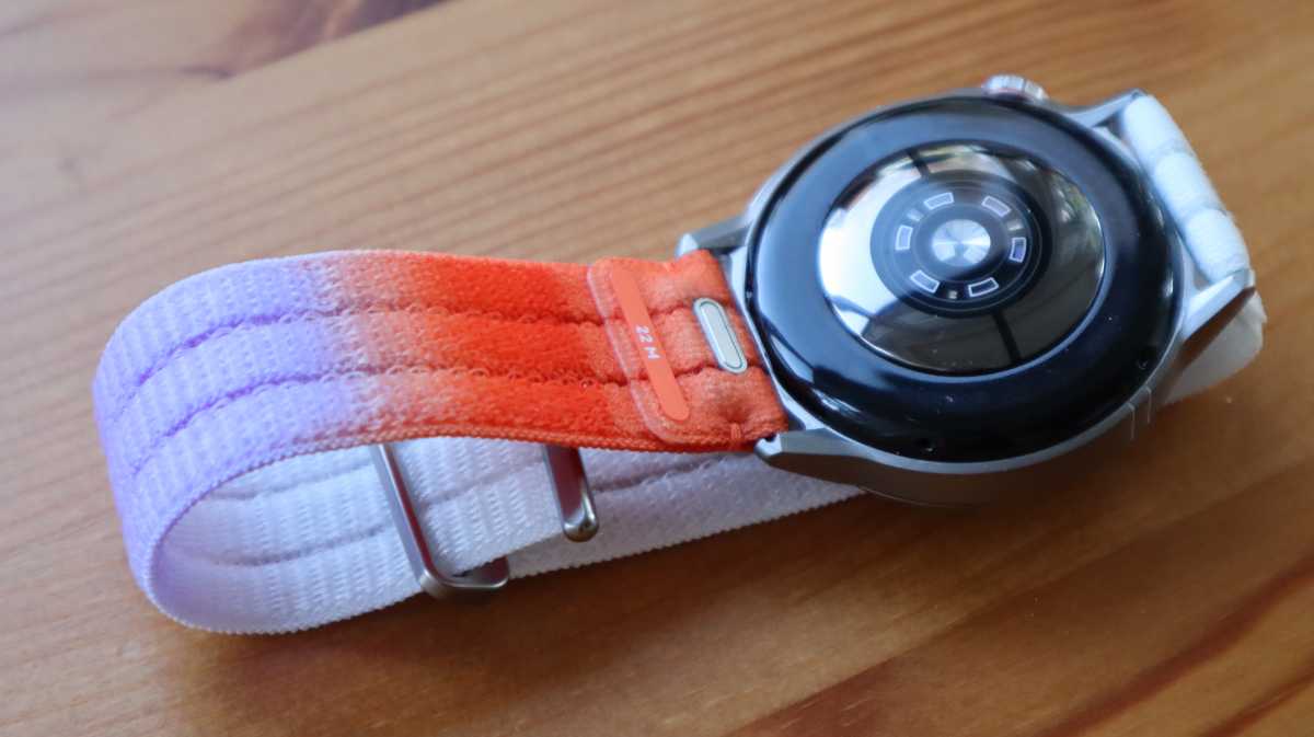 The back of the Huawei Watch GT Runner 2