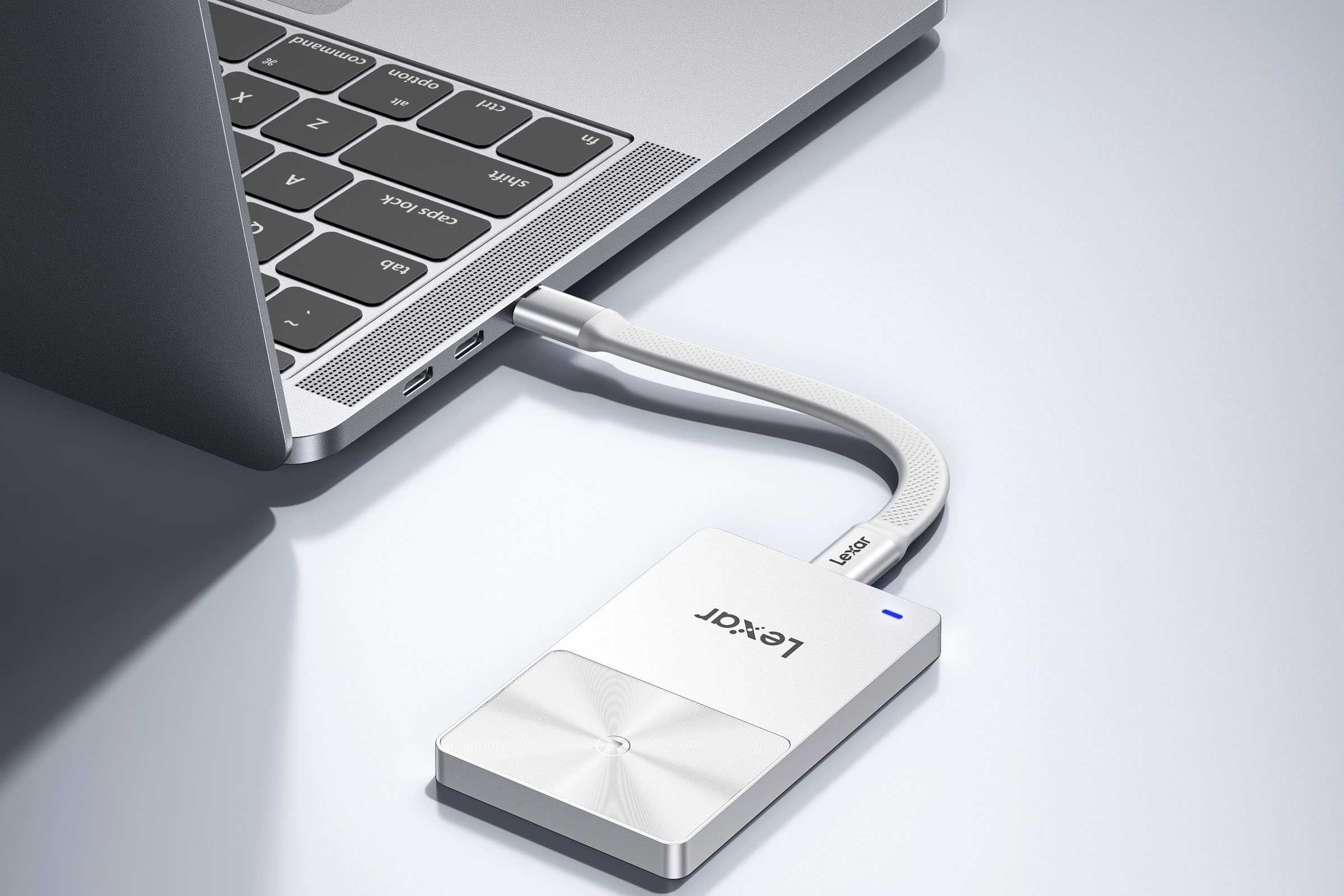 Lexar TouchLock Portable SSD - Travel-friendly secure storage 