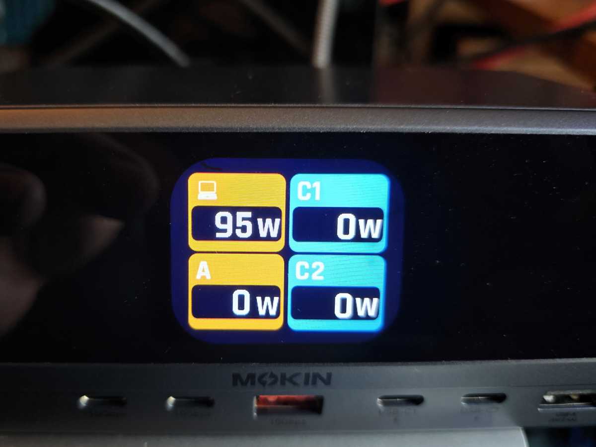 MOKiN 13 IN 1 Laptop Docking Station charging ports