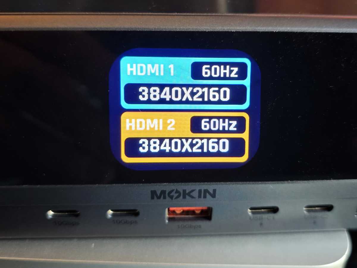 MOKiN 13 IN 1 Laptop Docking Station hdmi port output