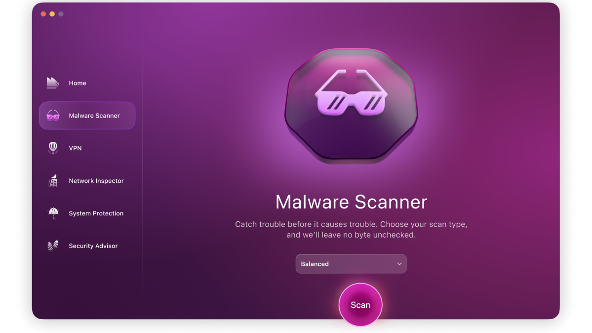 Escáner de malware Moonlock