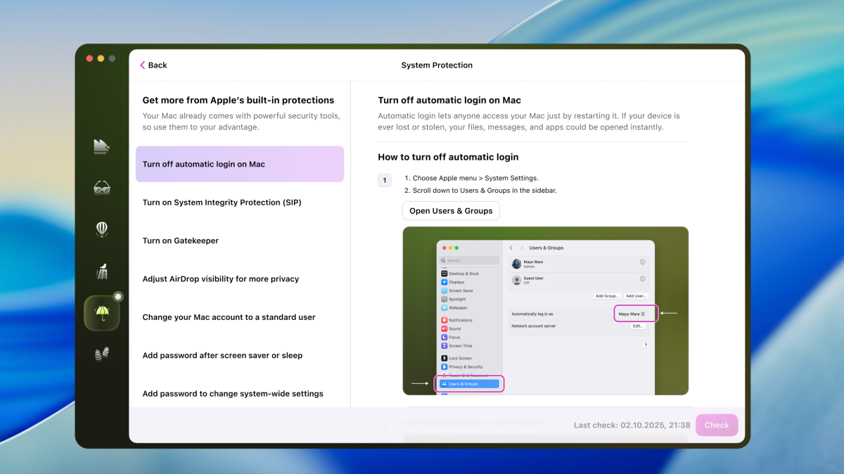Moonlock System Protection