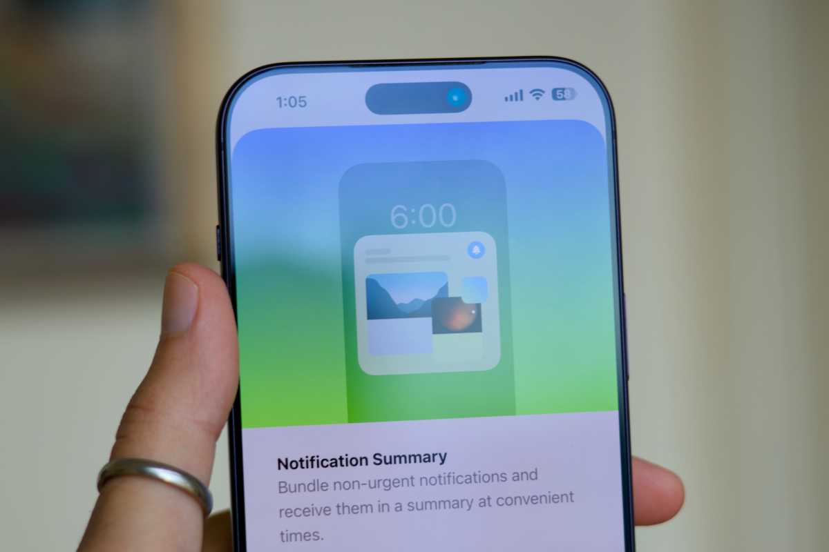 Resumen de notificaciones en iOS