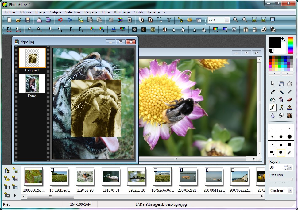 PhotoFiltre 7 screenshot