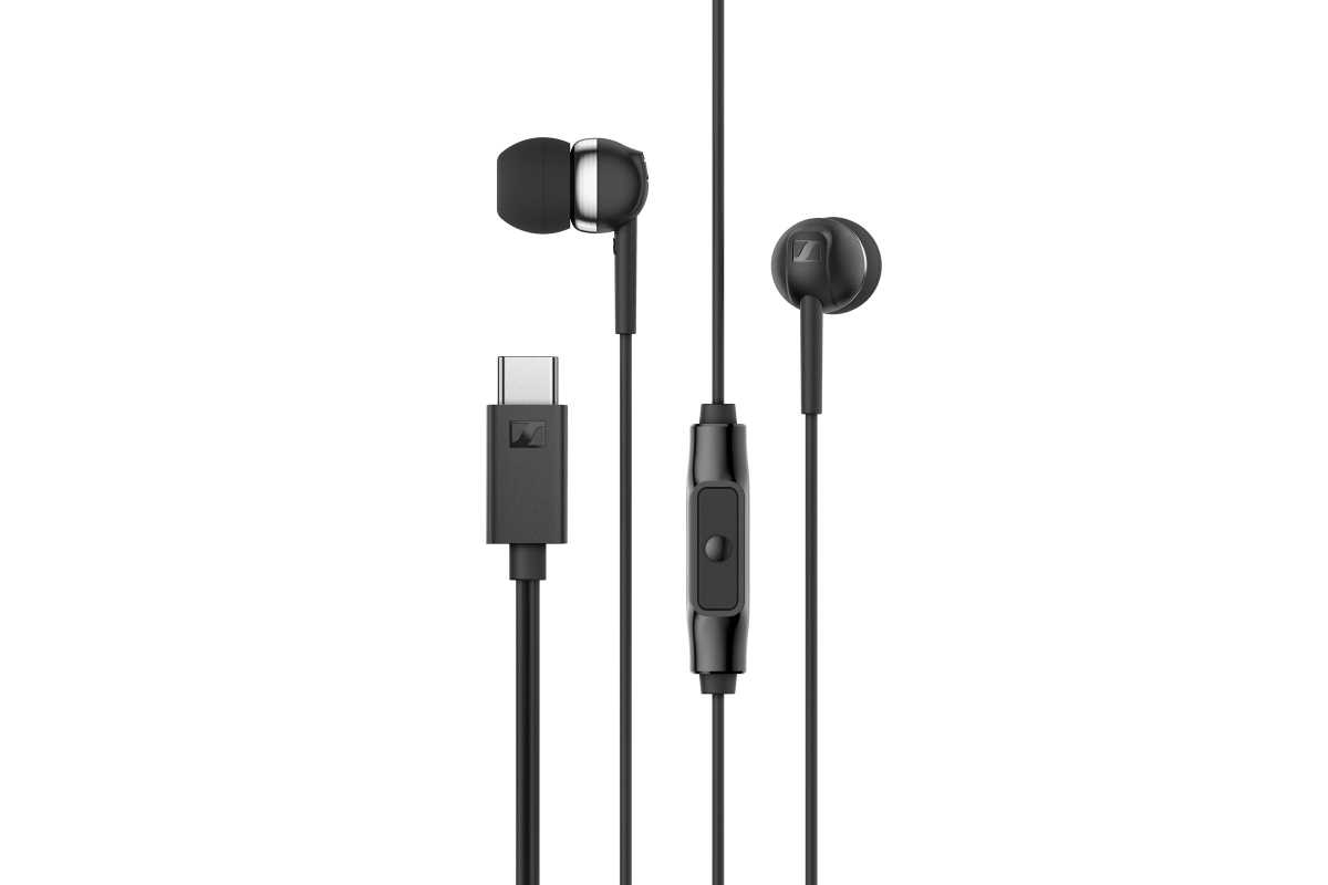 Image showing CX 80U earbuds with in-line controls