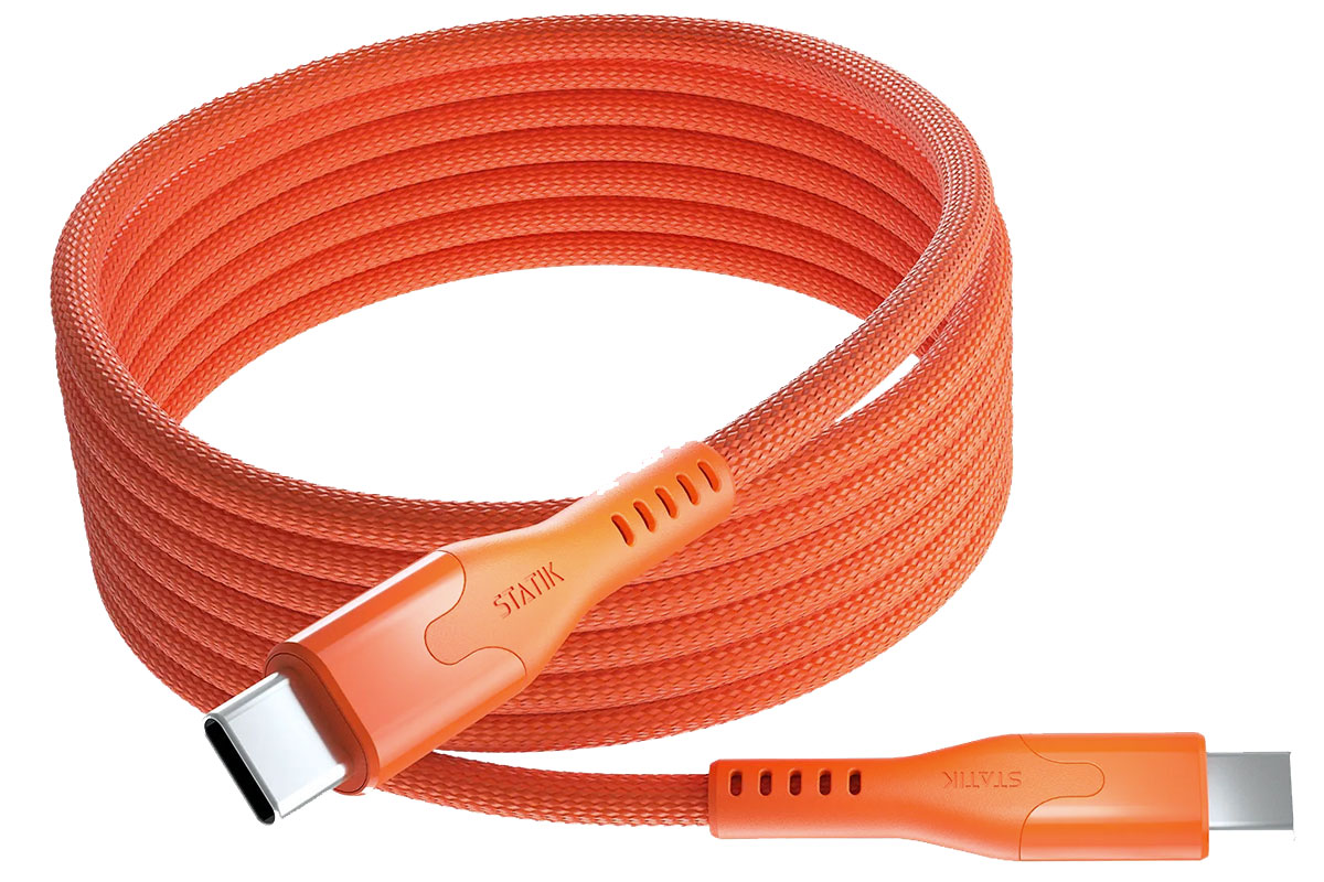 Statik MagStack Pro USB-C Cable Orange