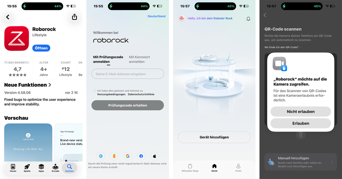 Test Roborock Qrevo Curv 2 Flow App1