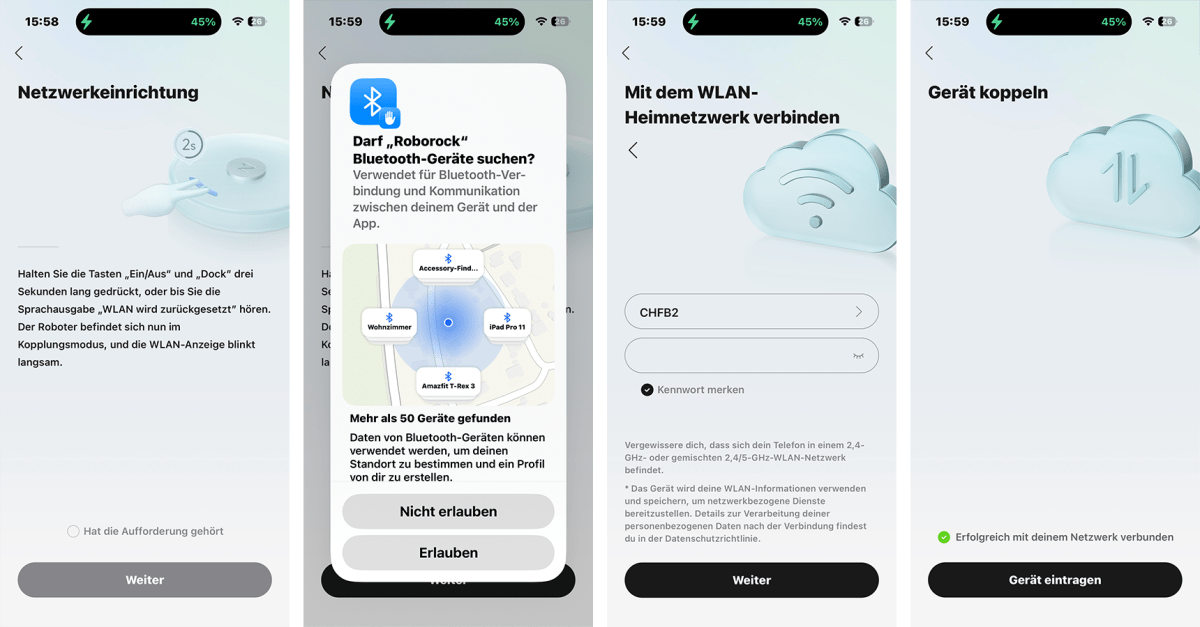 Test Roborock Qrevo Curv 2 Flow App2