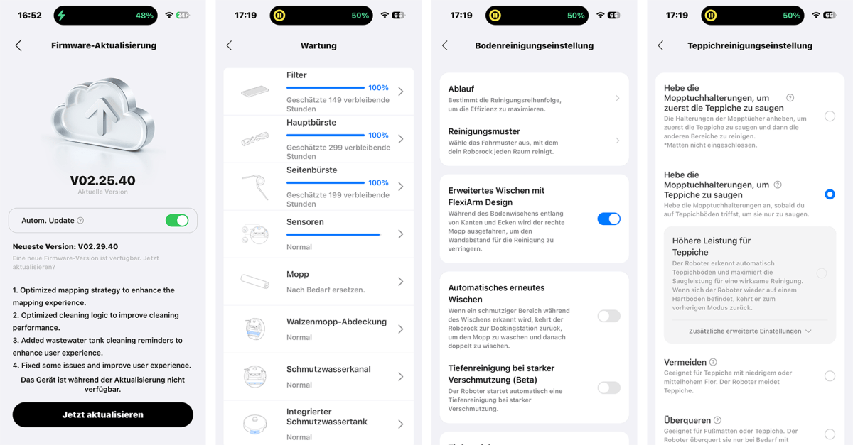 Test Roborock Qrevo Curv 2 Flow App5