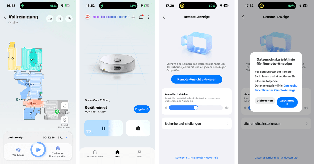 Test Roborock Qrevo Curv 2 Flow App7