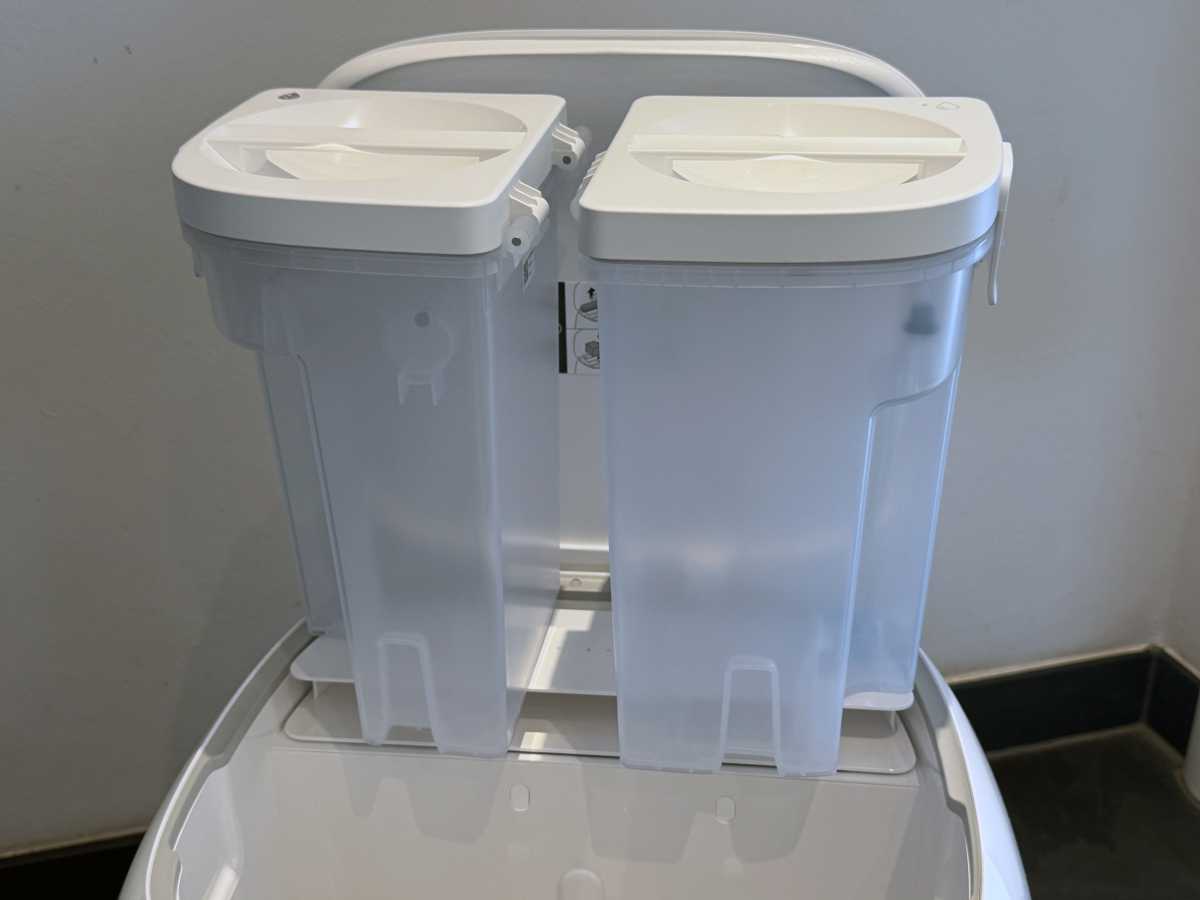 Test Roborock Qrevo Curv 2 Flow Wassertanks