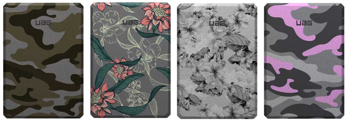 UAG SRGE Slim 5K Power Banks camo and floral