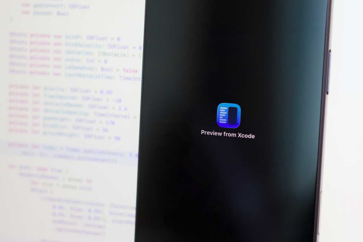 Aplicación de vistas previas de Xcode en iOS