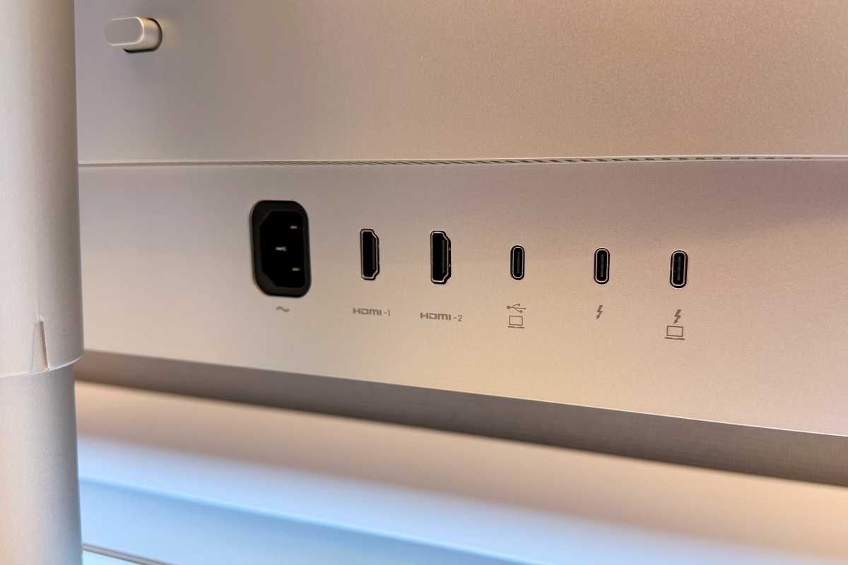 benq ma270s rear ports