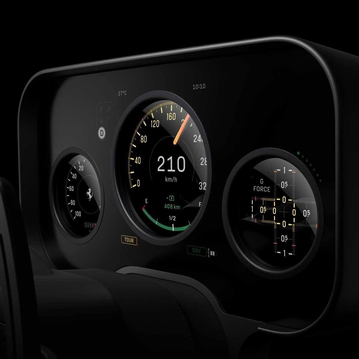 ferrari luce dash