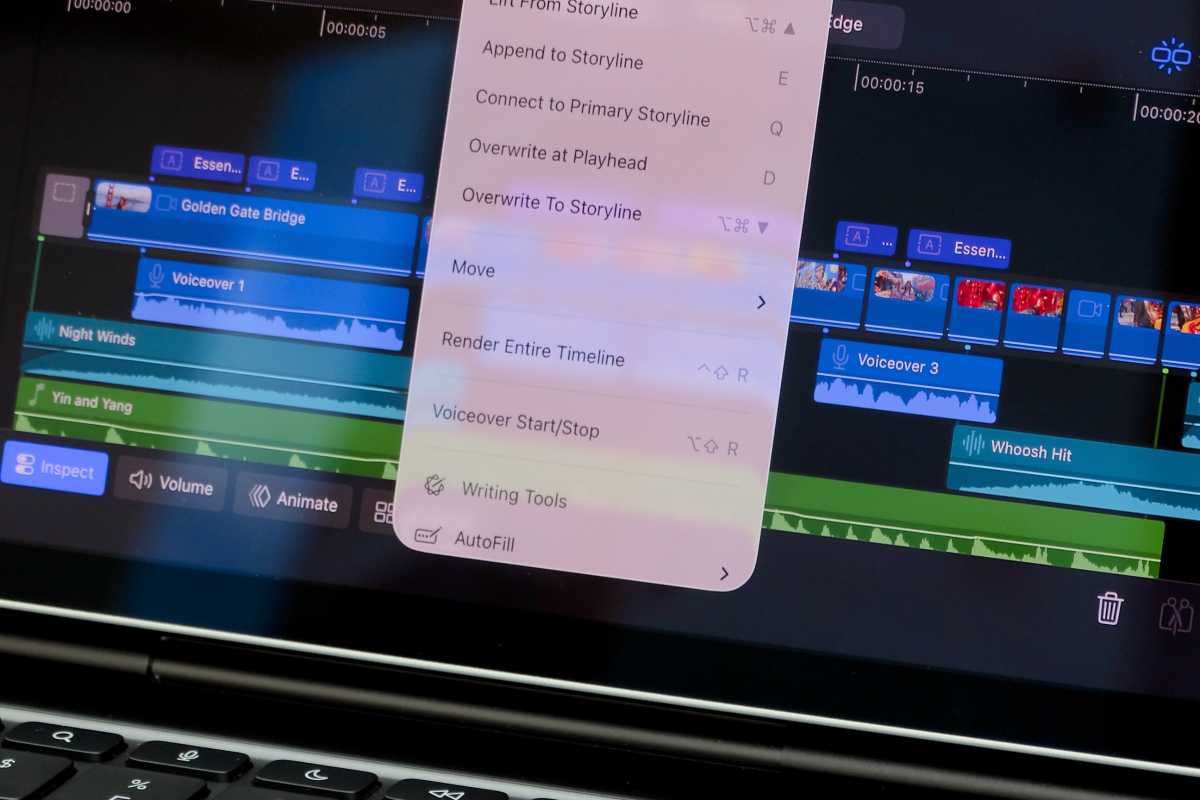 iPadOS keyboard shortcuts