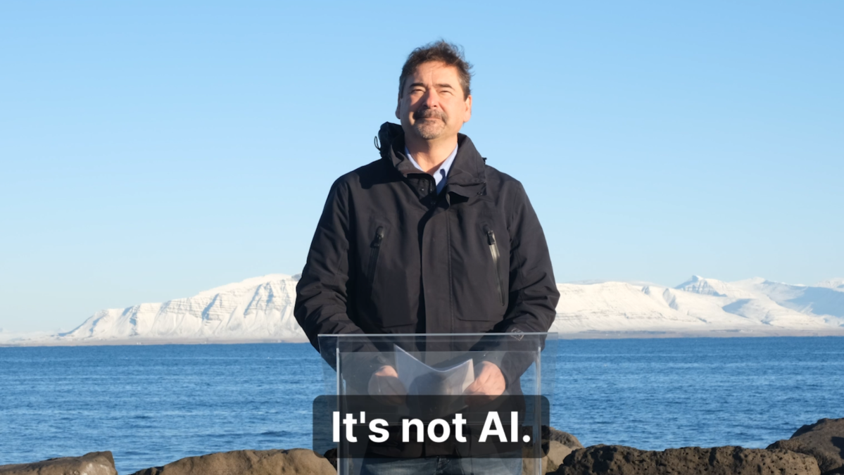 Vivaldi browser CEO giving speech: