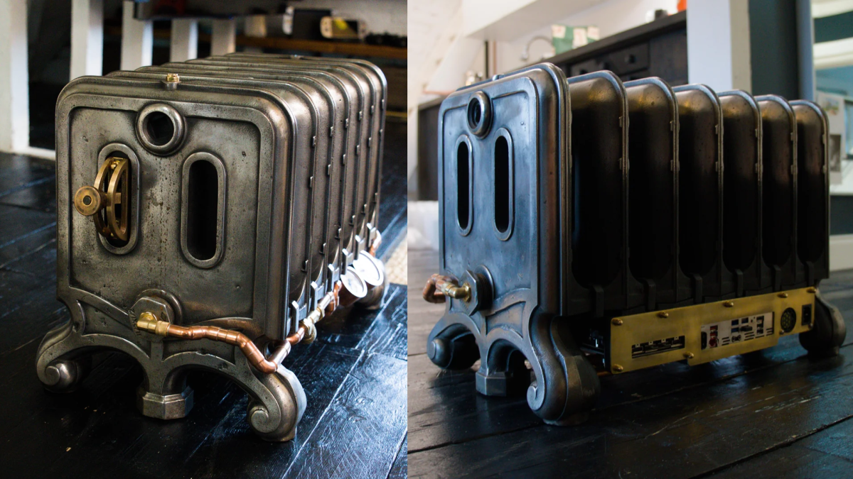 Iron radiator PC built by Billet Labs