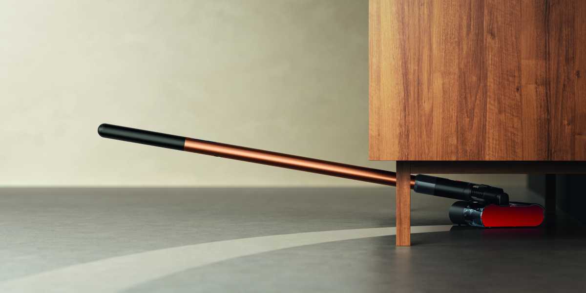 Dyson PencilWash lying almost flat