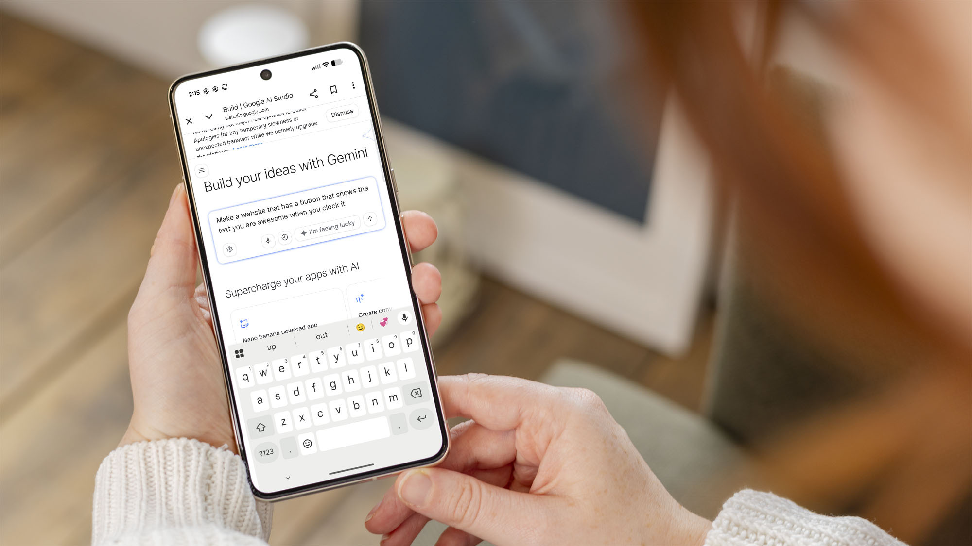 Vibe coding on a Pixel