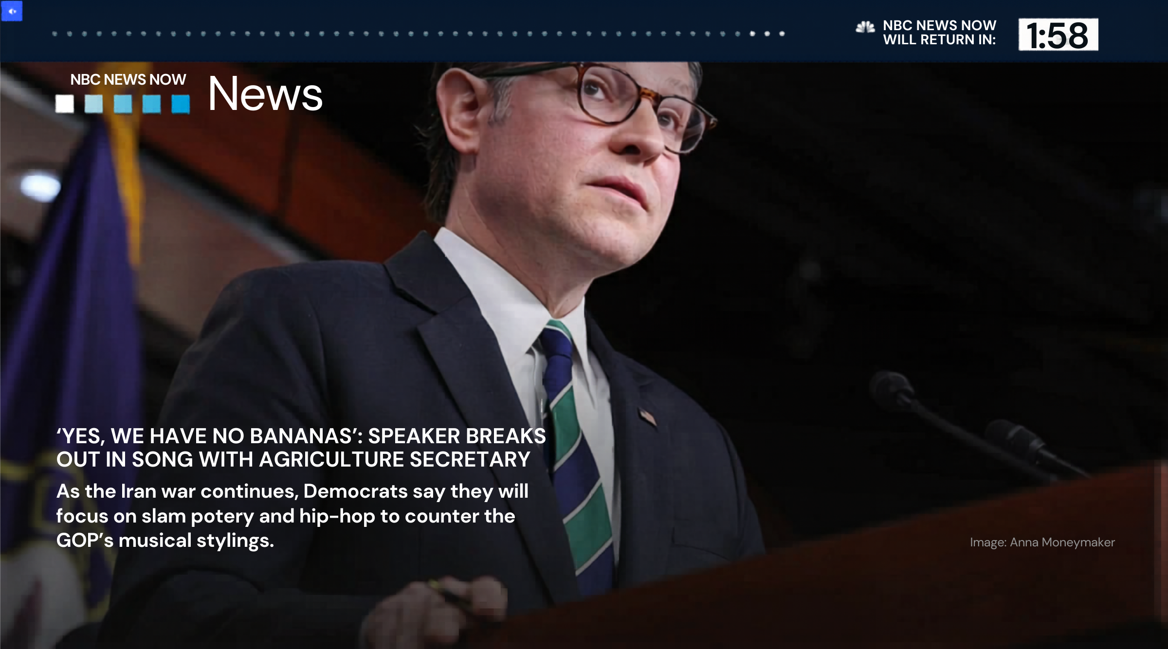 Yes we Have no Bananas Speaker Breaks out in Song with Agriculture Secretary Canva Magic Layers