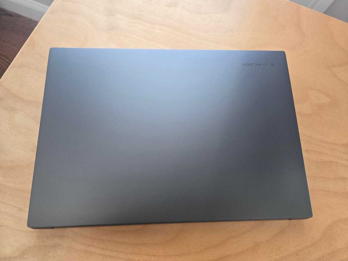 Acer Swift X 14 AI closed