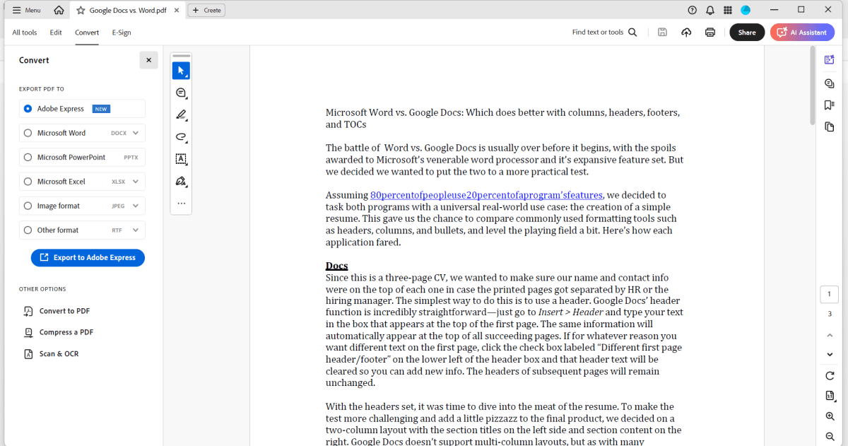 Adobe Acrobat Standard