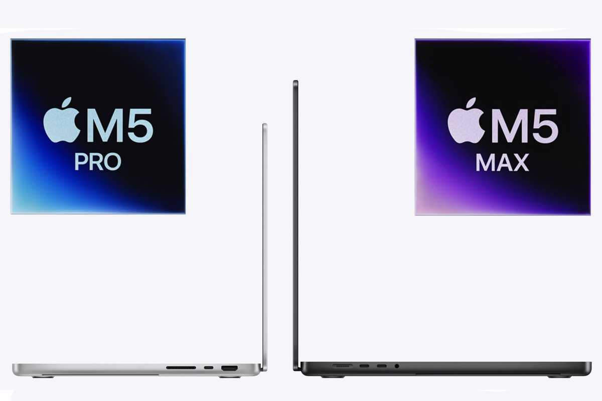 Apple MacBook Pro M5 Pro and M5 Max laptops
