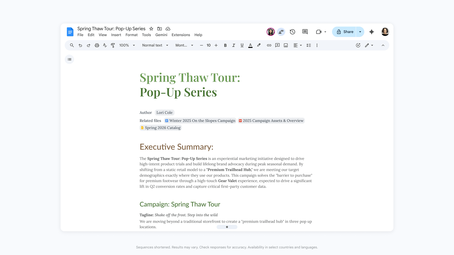 Google Drive AI editing via Gemini